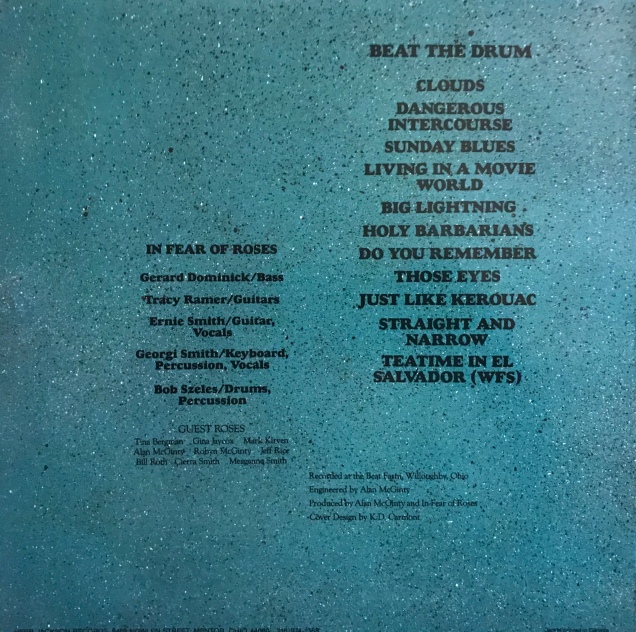 In Fear of Roses Beat The Drum Back Cover